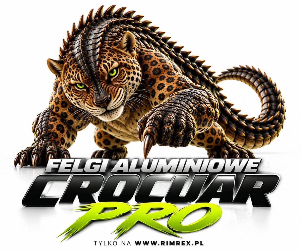 Symbol CROCUAR PRO łączący cechy krokodyla i jaguara