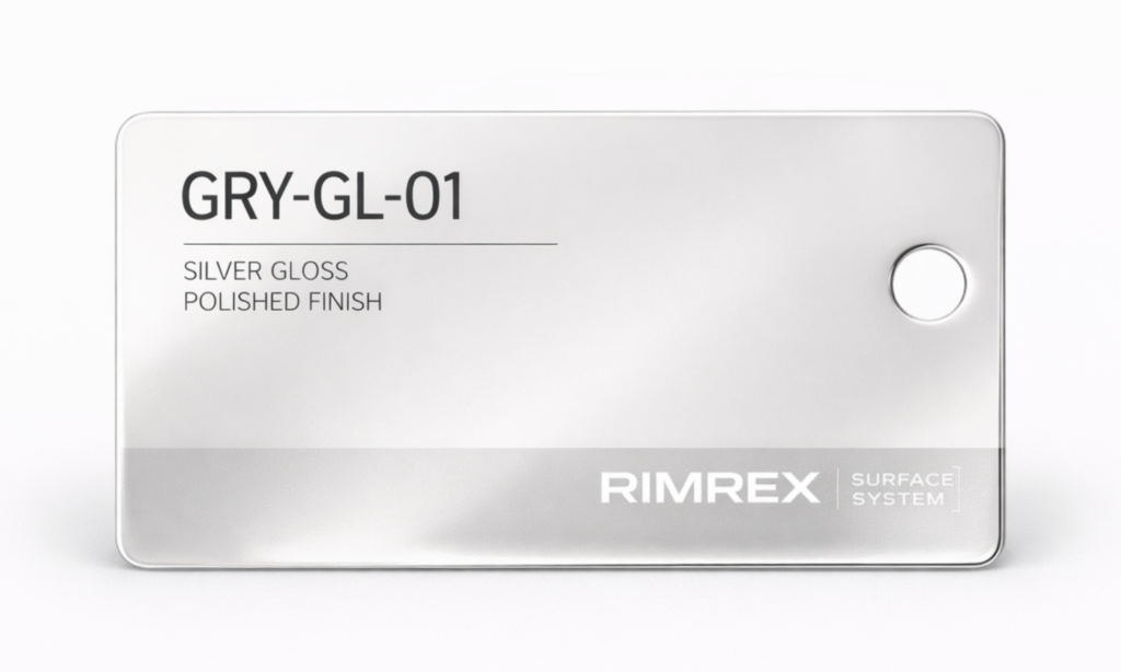 felga kuta RIMREX GRY GL 01 srebrny metaliczny high gloss