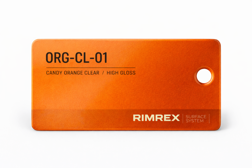 felga kuta RIMREX ORG CL 01 pomarańcz metaliczny high gloss